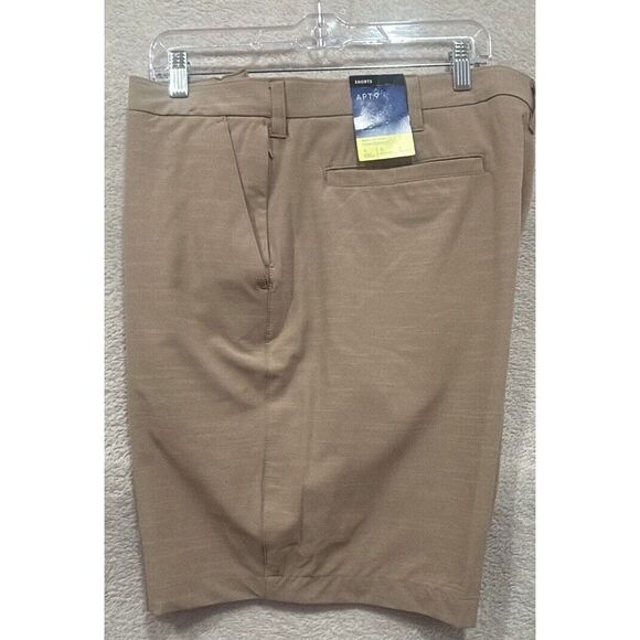Men's Apt. 9 Premier Flex Performance Shorts, 8" Inseam, Size 42, Beige  NWT - Picture 7 of 13